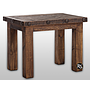 RUSTIC END TABLE 
