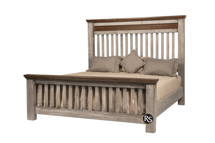 CAMA DENTON RUSTICA Q.S