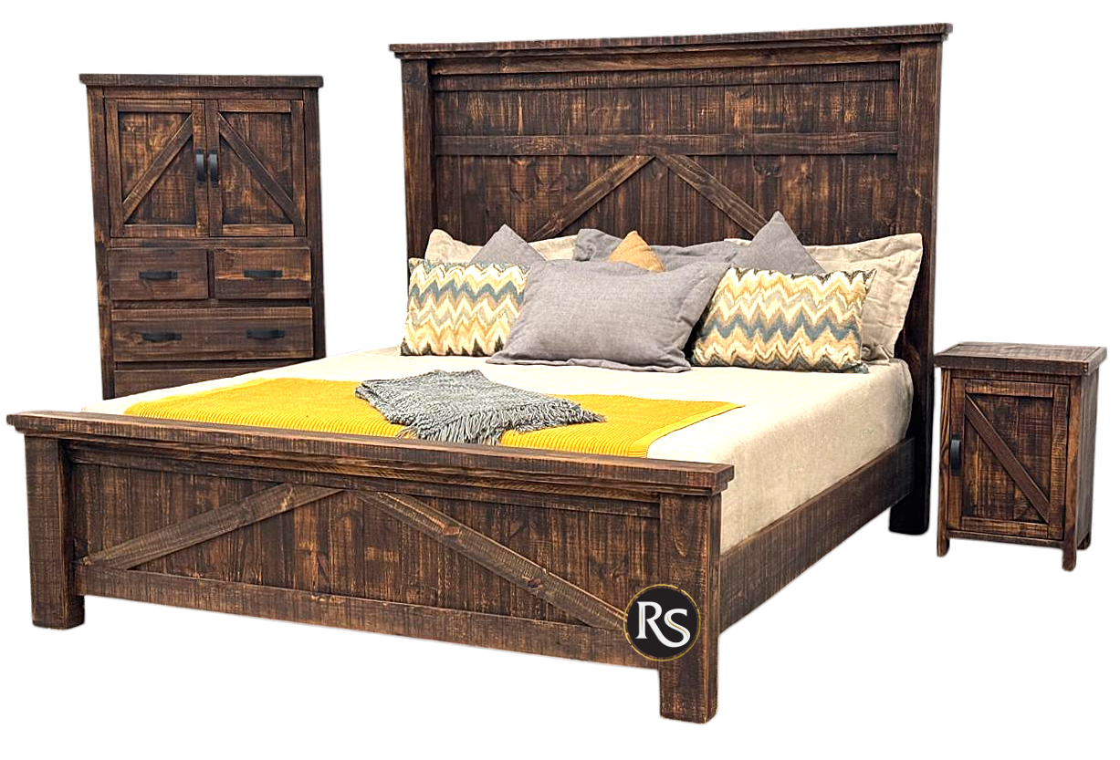MASTER RANCHO RUSTIC BED QS