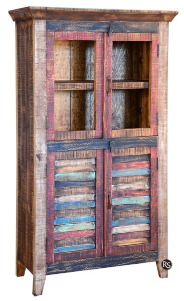 4 DOORS CABAÑA BOOKCASE