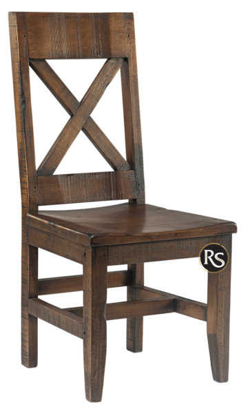 SILLA CON ASIENTO DE TABLON