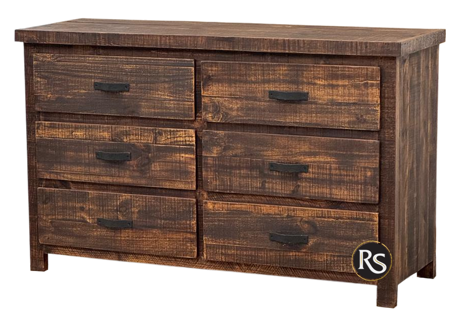 RANCH 6 DRAWERS DRESSER