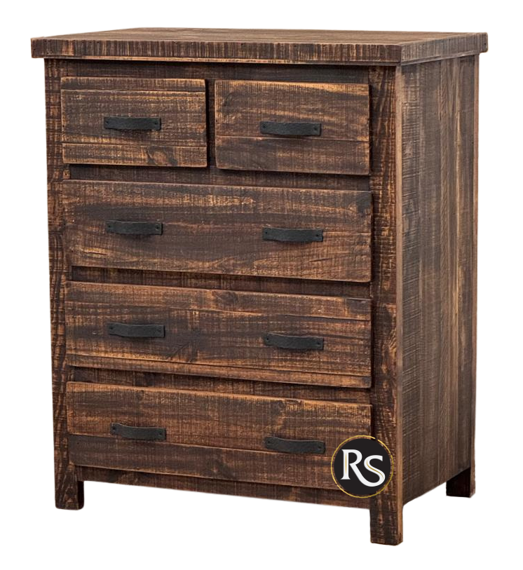 COMODA ALTA 5 CAJONES RANCHO
