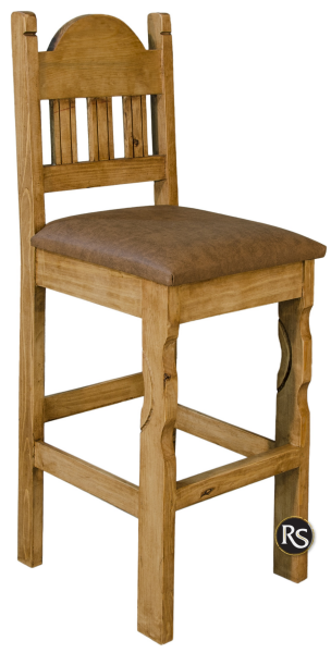 TEXAS STOOL 30&quot; /CUSHIONTOBBACO VINYL 
