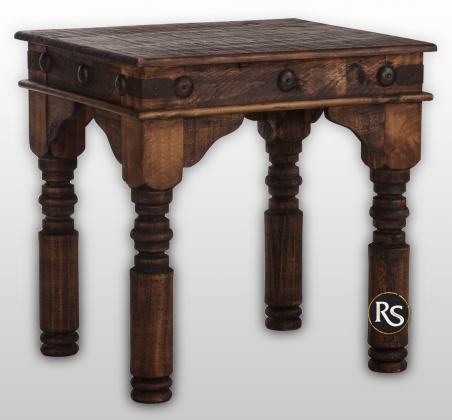 RUSTIC INDIAN END TABLE 
