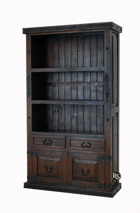 HACIENDA BOOKCASE WITH DOORS 
