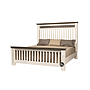 CAMA DENTON RUSTICA CON CHAPETONES K.S